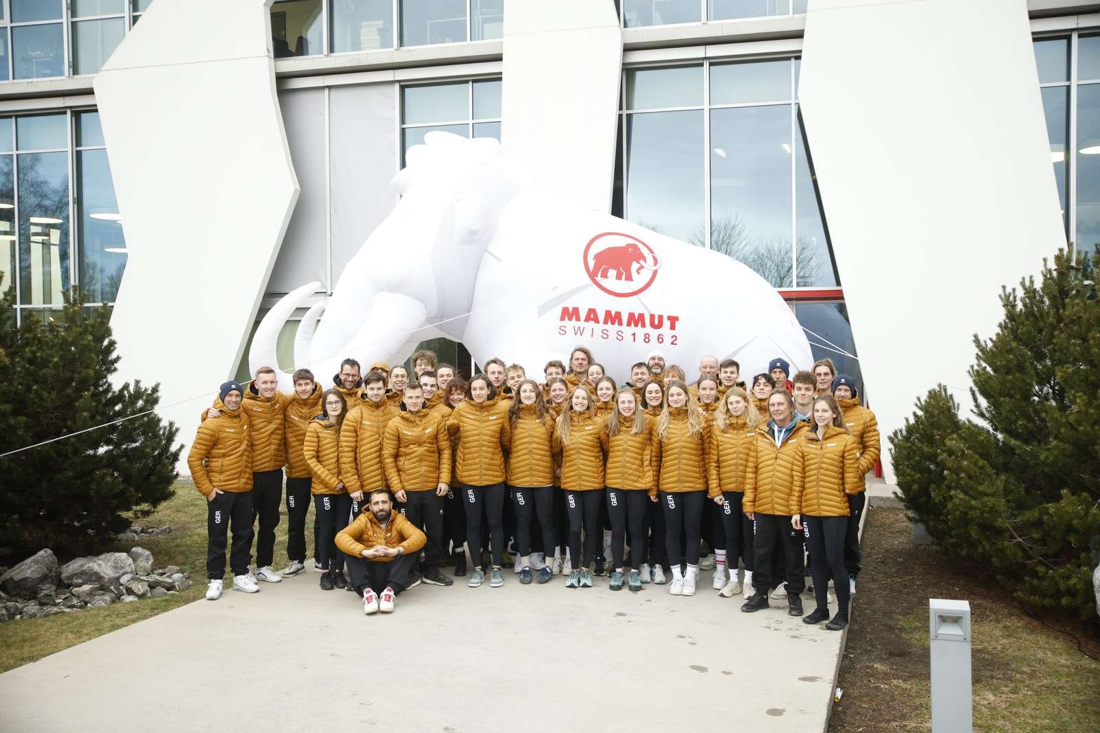 Einkleidung des DAV Bundeskaders bei Mammut - Leon Buchholz