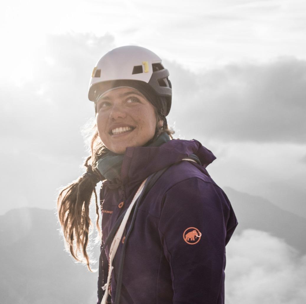 Woman with Mammut jacket